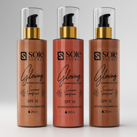 Shimmer body lotion