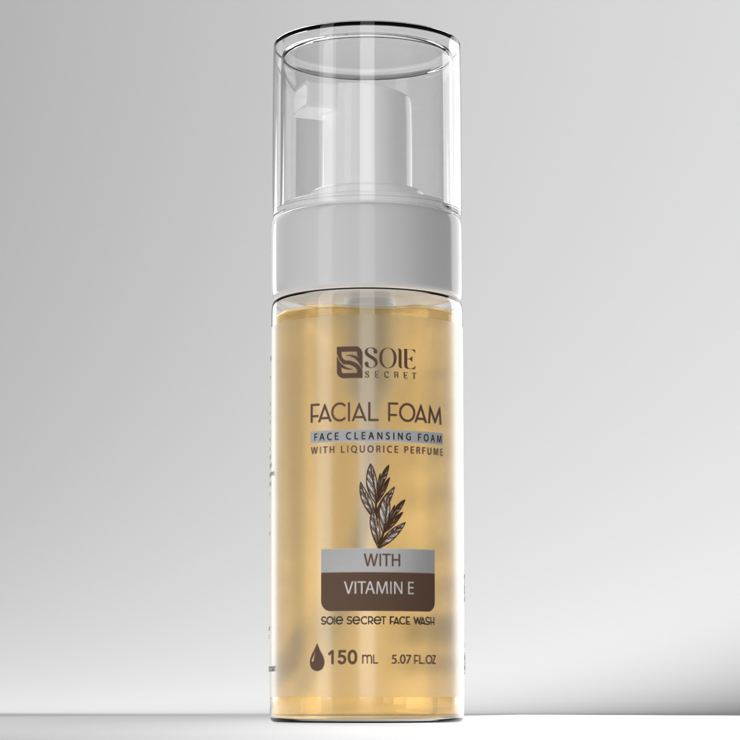 Liquorice facial foam