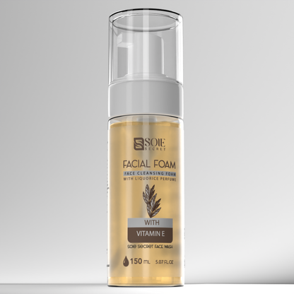 Liquorice facial foam