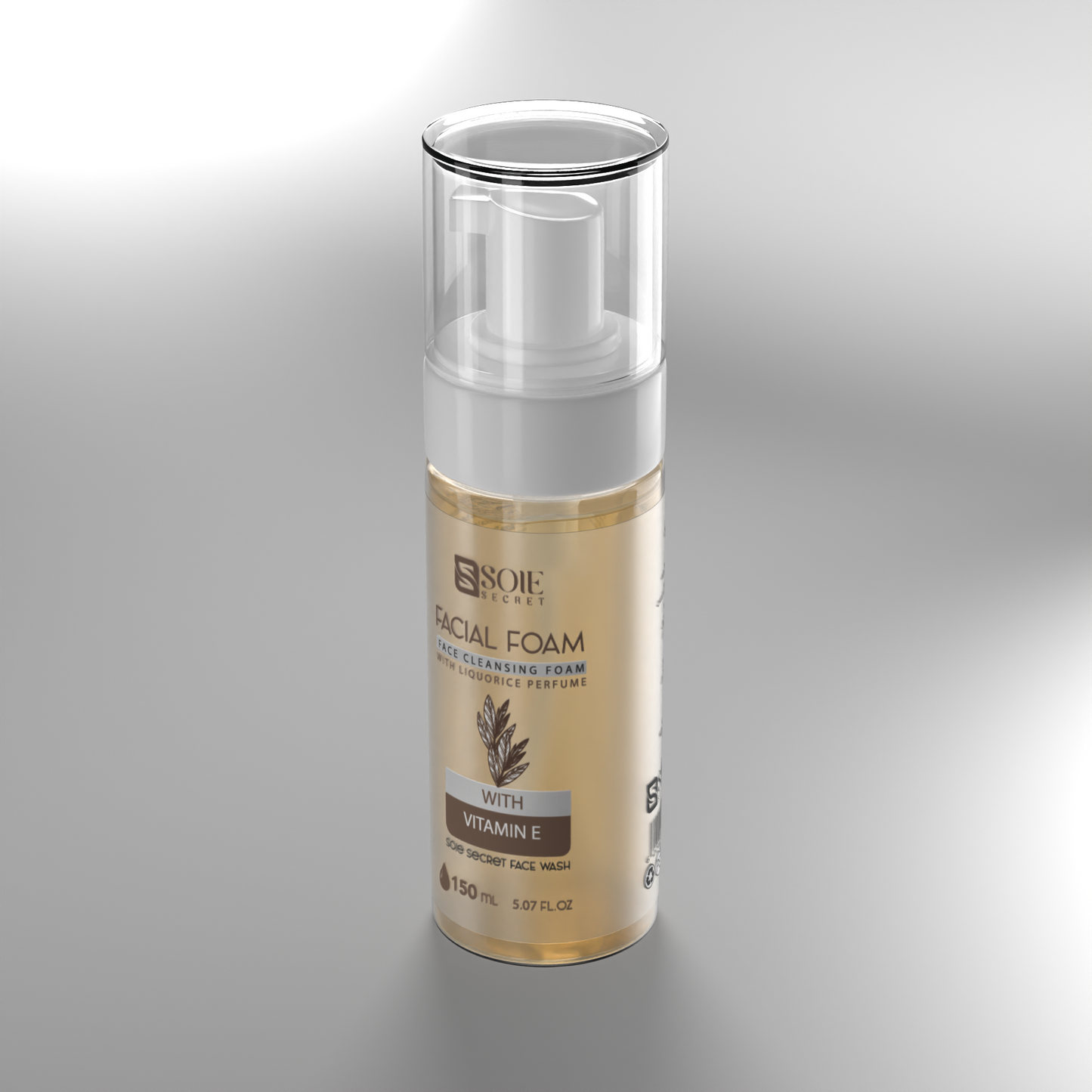 Liquorice facial foam